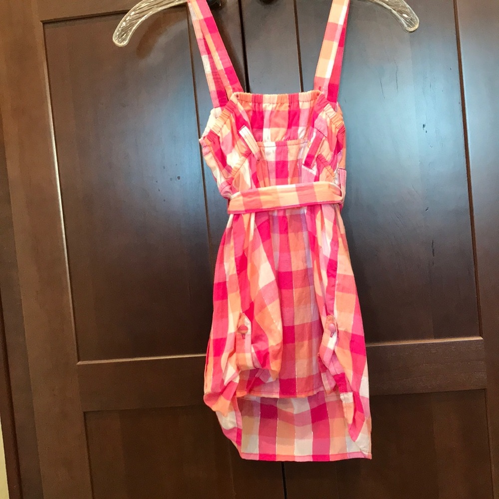 Girls Justice Pink & Tangerine Top - Picture 5 of 8